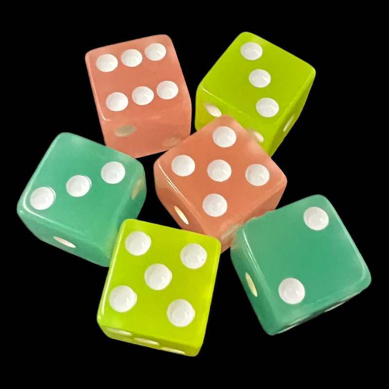 Koplow Glow in The Dark Dice - The Dice Shop Online