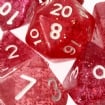 TDSO Glitter Red Dice