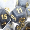 TDSO Jade Black & Gold Dice