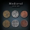 Medieval Legendary Metal Coins