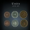 Units Legendary Metal Coins