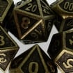 TDSO Metal Fire Forge Ancient Brass Dice