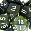 TDSO Galaxy Glitter Blue & Yellow Dice