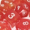 TDSO Galaxy Glitter Red & Yellow Dice