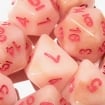 TDSO Jade Ivory & Red Dice