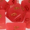 TDSO Galaxy Glitter Royal Orange Dice