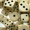 D&G Opaque Ivory Dice