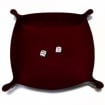 Folding Dice Tray - Coloured Merino & Heathered Felt