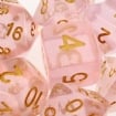 TDSO Iridescent Glitter Pink Dice