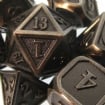 TDSO Metal Fire Forge Mini Antique Bronze Dice
