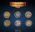 Greek Mythology Legendary Metal Coins
