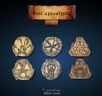 Post Apocalyptic Legendary Metal Coins