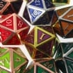 TDSO Metal Script Dice