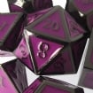 TDSO Metal Script Black Nickel & Purple Dice