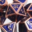 TDSO Metal Script Copper & Blue Dice