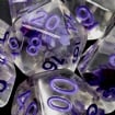 TDSO Encapsulated Flower Purple Dice