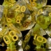 TDSO Encapsulated Flower Yellow Dice