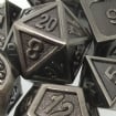 TDSO Metal Fire Forge Antique Nickel Dice