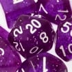 TDSO Glitter Purple Dice