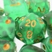 TDSO Photo Reactive Green & Grey Dice