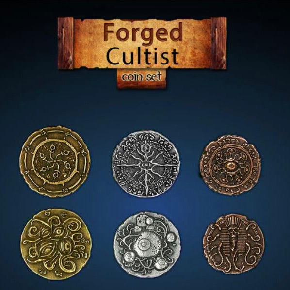 Cultist Forged Legendary Metal Coins