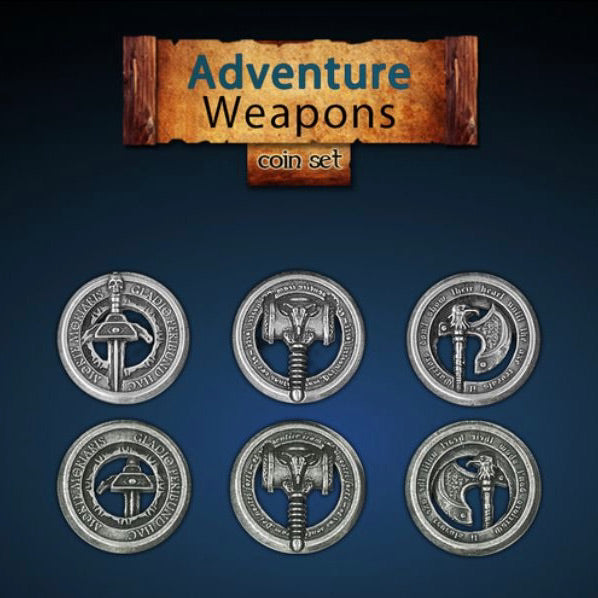 Weapon Legendary Metal Coins