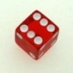 Koplow Transparent Red Dice