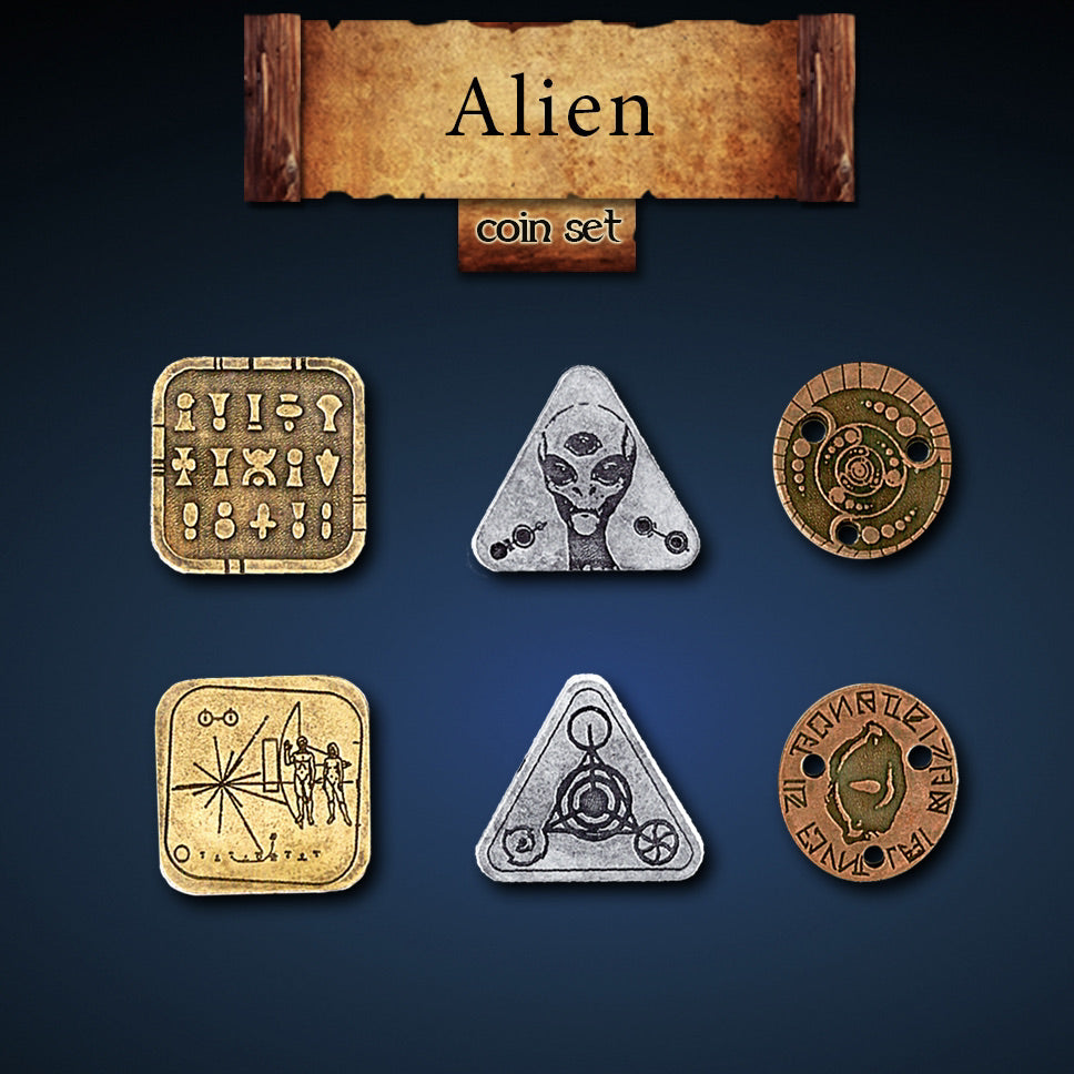 Alien Legendary Metal Coins