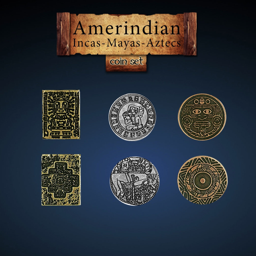 Amerindian Legendary Metal Coins