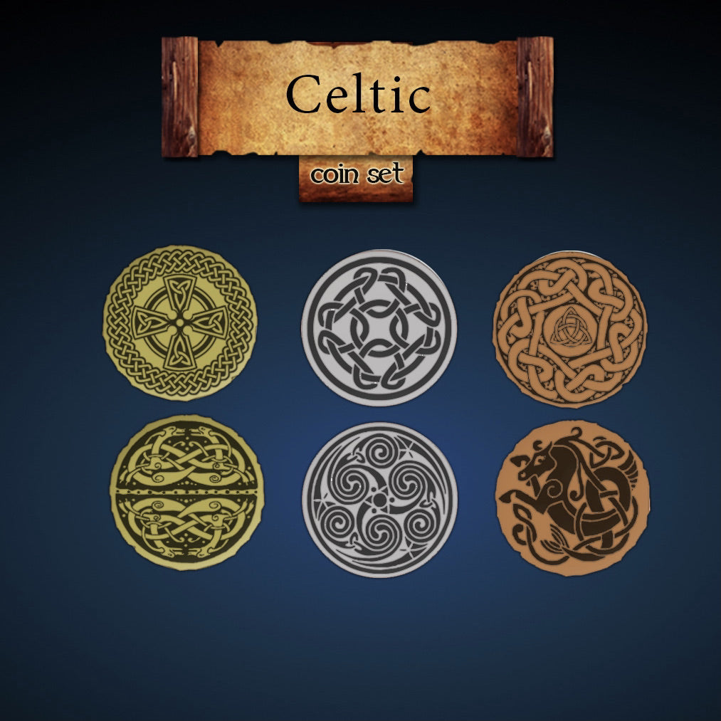 Celtic Legendary Metal Coins