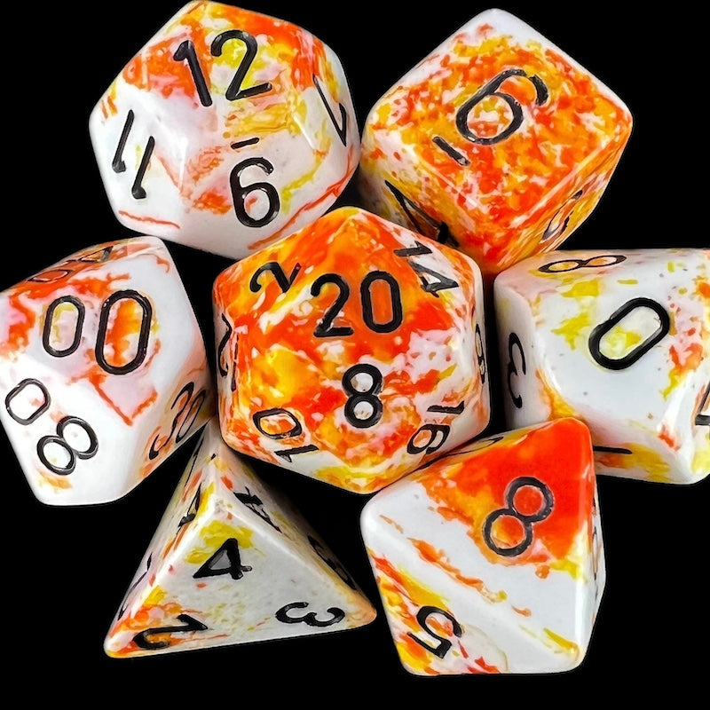 Chessex Brush Sunrise Dice