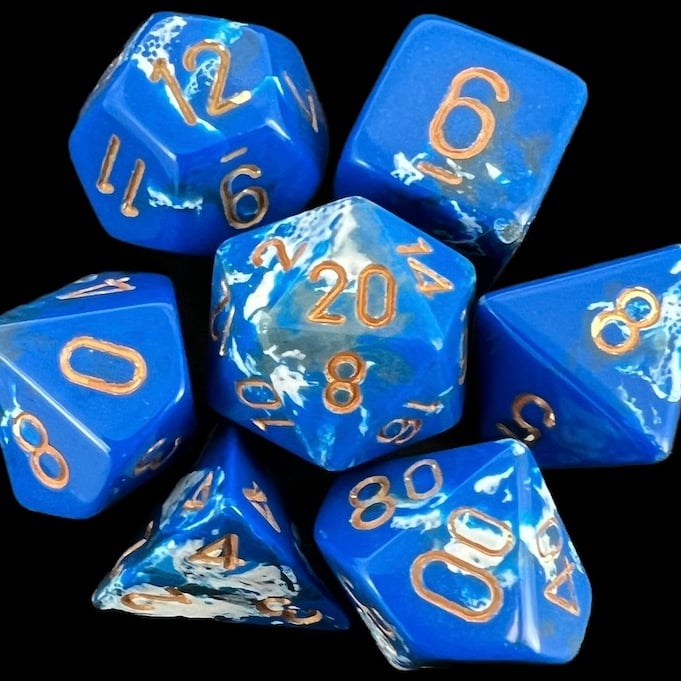Chessex Brush Wavebreak Dice