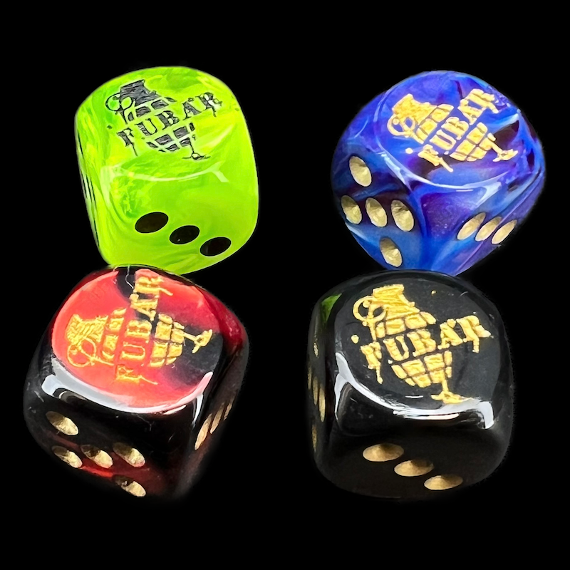 Chessex FUBAR Logo Dice
