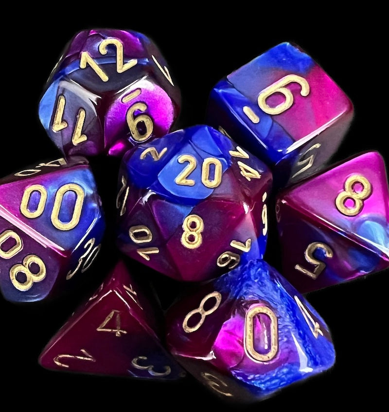 Chessex Gemini Blue & Purple Dice