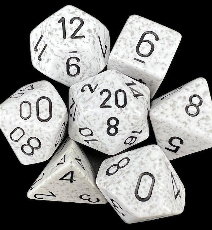 Chessex Speckled Arctic Camo Dice