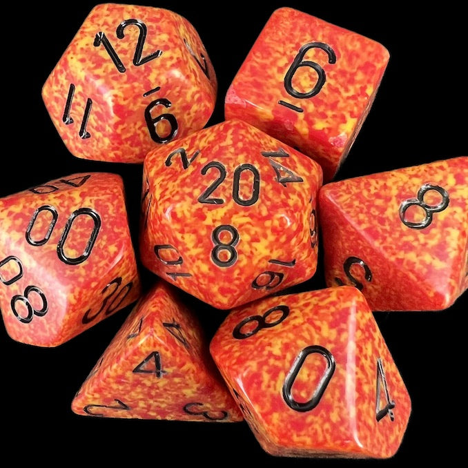 Chessex Speckled Fire Dice
