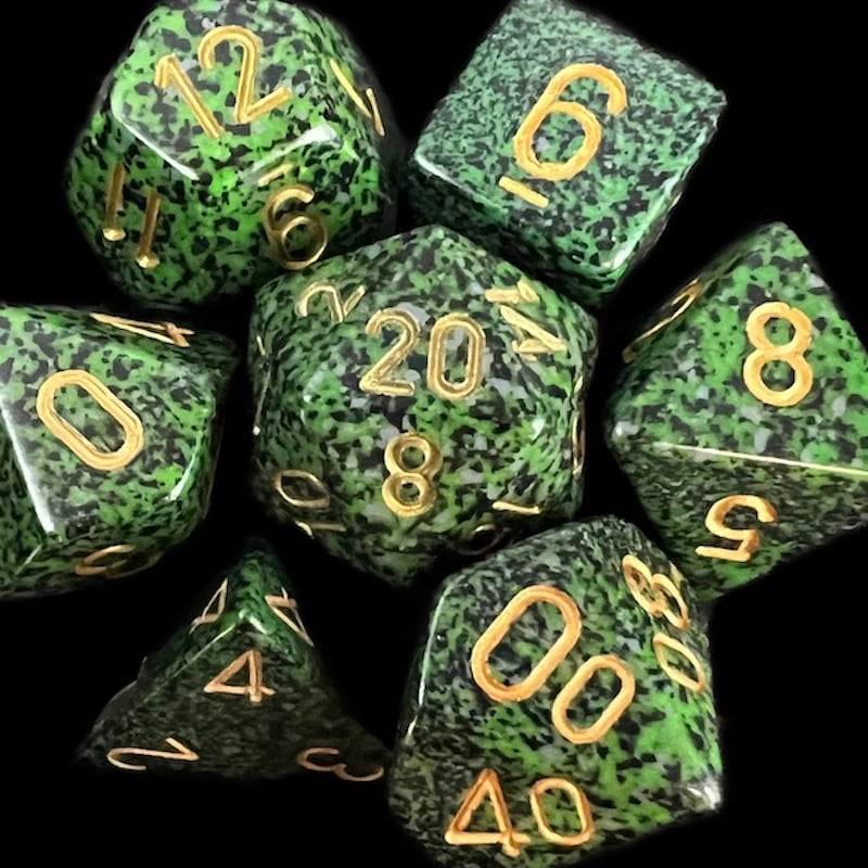 Chessex Speckled Golden Recon Dice