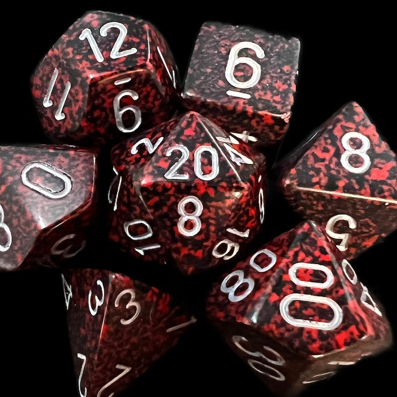 Chessex Speckled Silver Volcano Dice