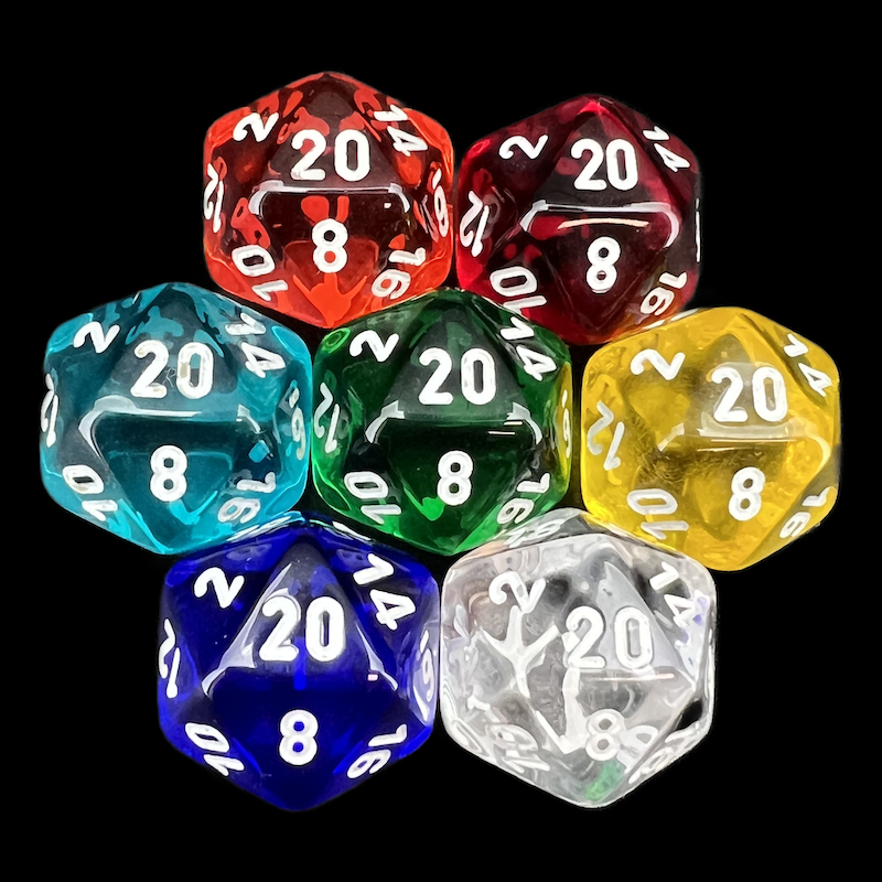 Chessex Translucent Dice