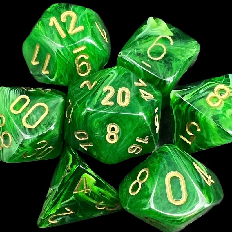 Chessex Vortex Green Dice