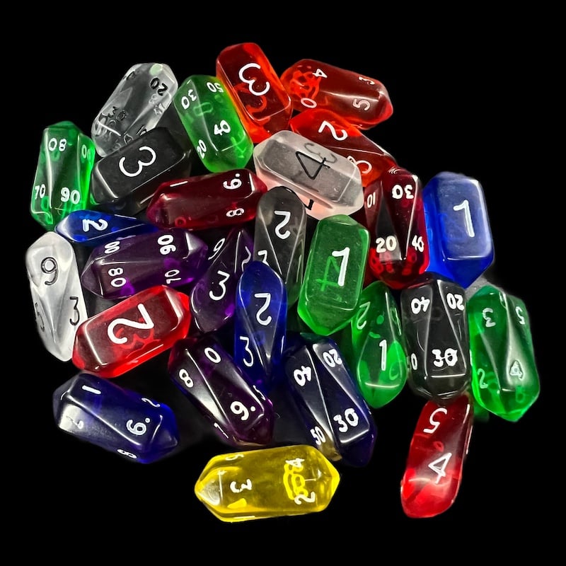 Crystal Caste Gem Dice