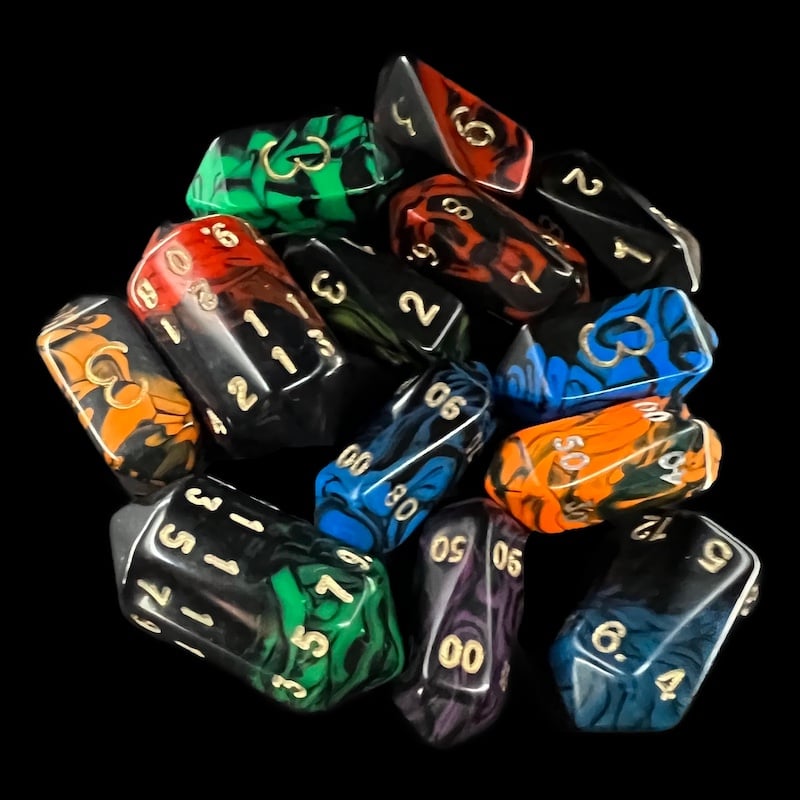 Crystal Shaped Oblivion Dice
