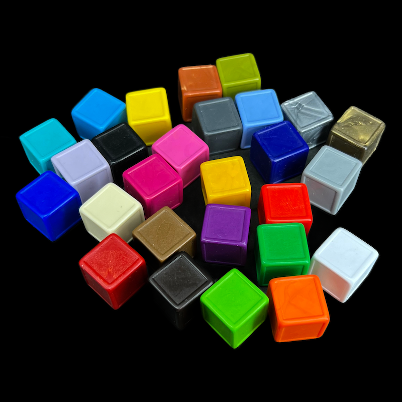 Blank Indented 'Sticker' Dice
