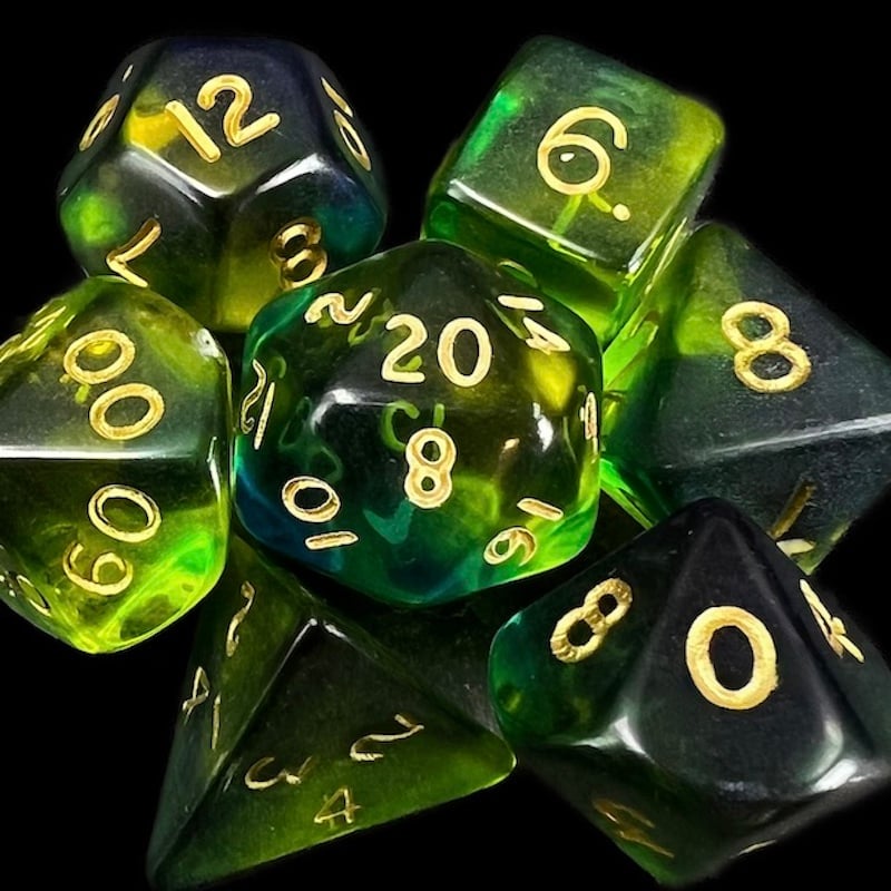 D&G Gem-Blitz Blue Dice