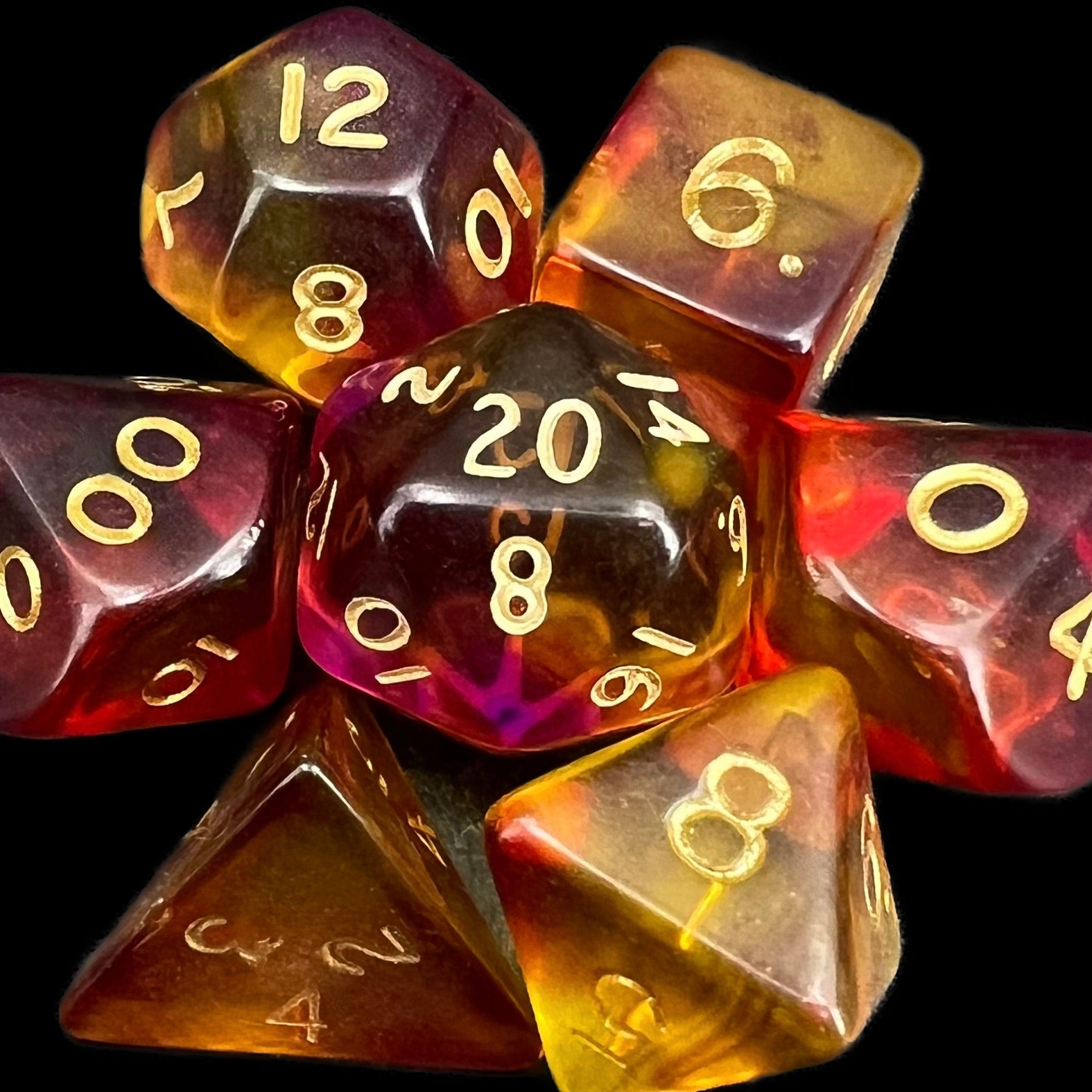 D&G Gem-Blitz Purple Dice