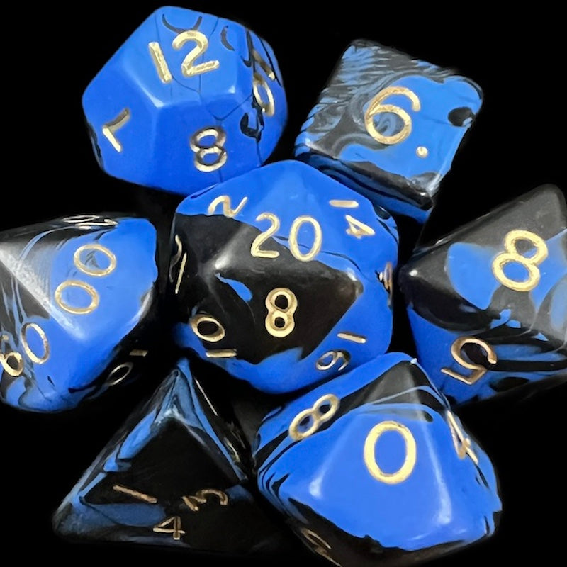 D&G Oblivion Blue & Black Dice