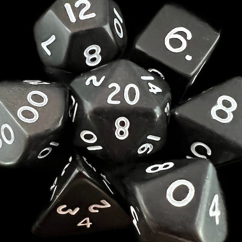 D&G Opaque Black Dice
