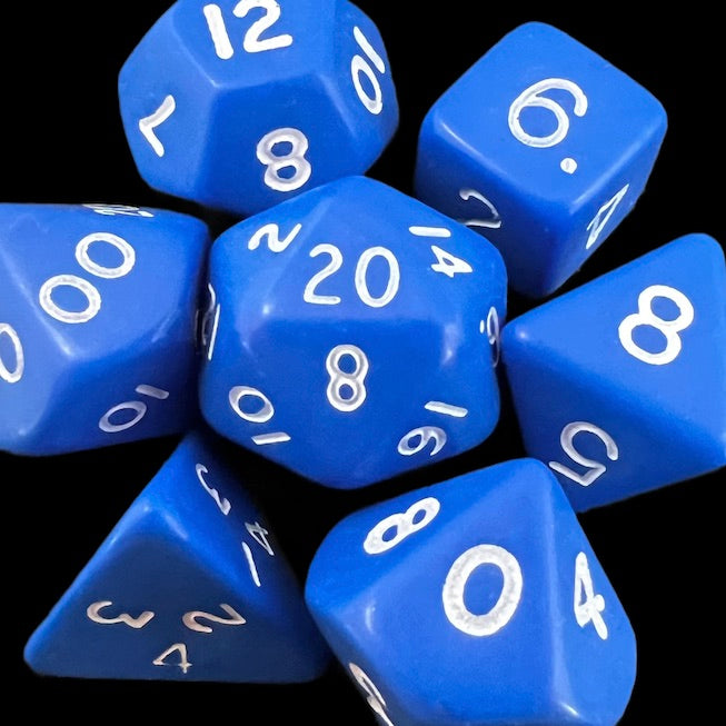 D&G Opaque Blue Dice