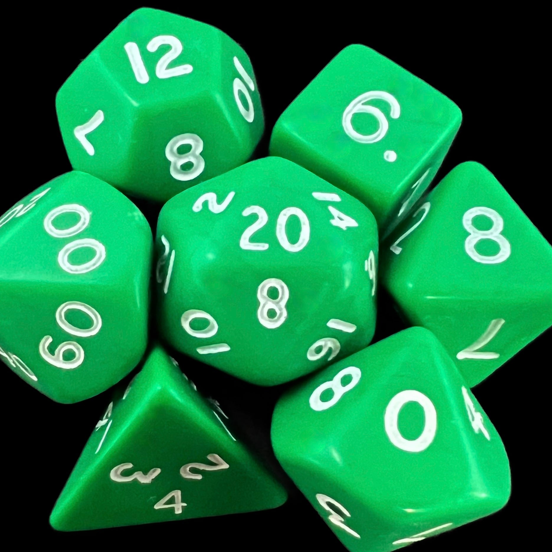D&G Opaque Green Dice