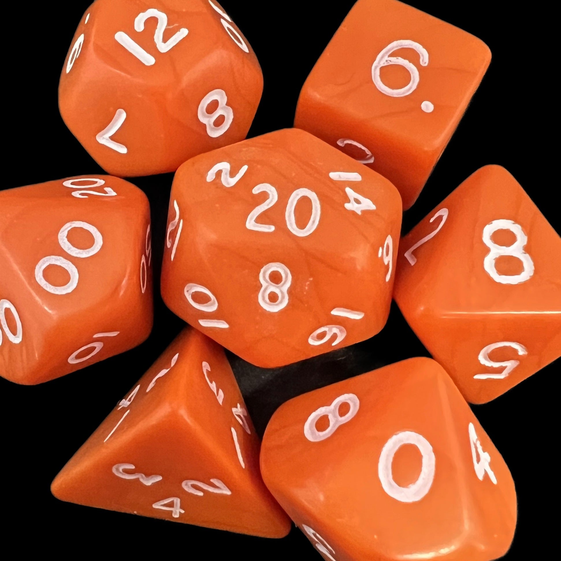 D&G Opaque Orange Dice